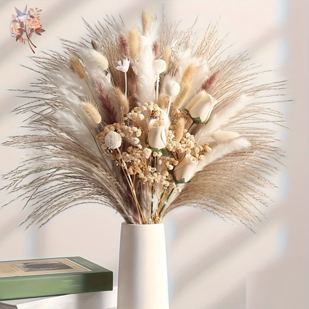 80 Piezas de Flores Secas Arti - Baby Breath Dried reseña y precio