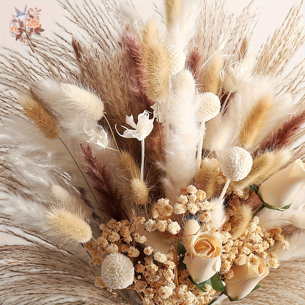 80 Piezas de Flores Secas Arti - Baby Breath Dried reseña y precio