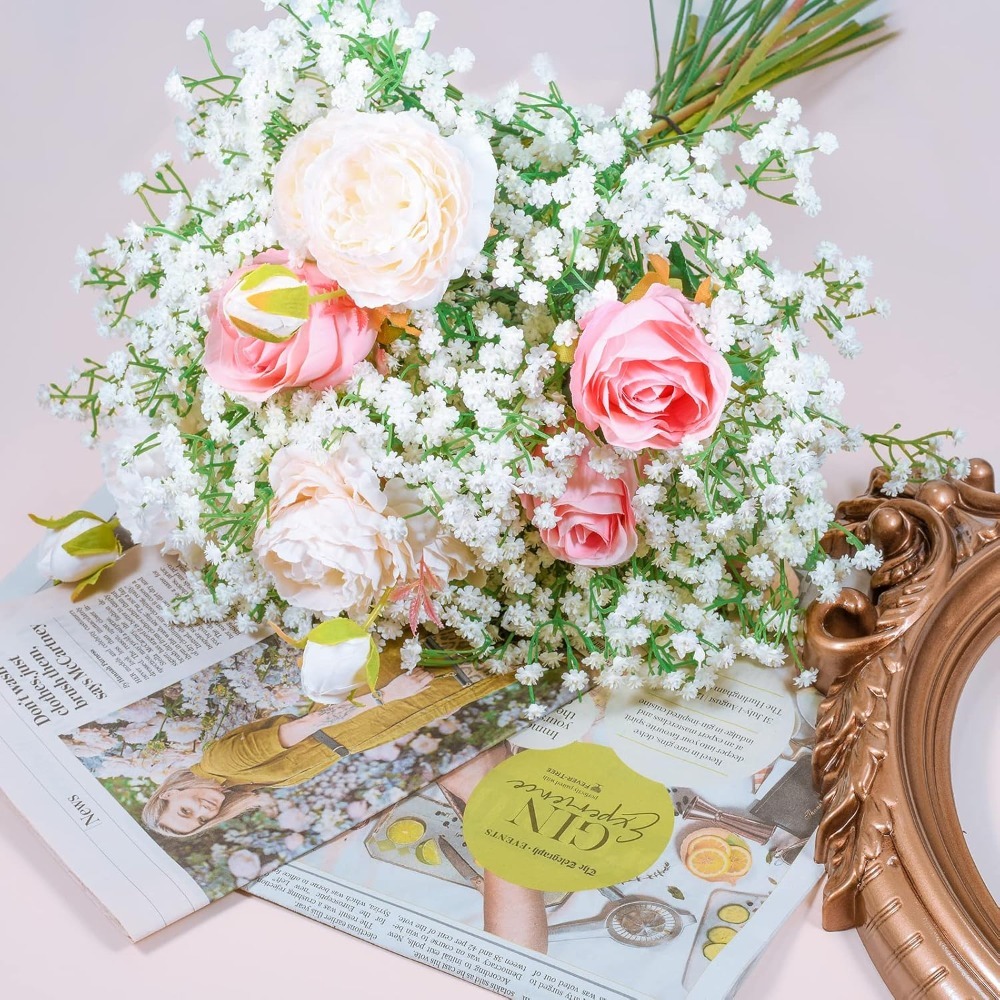 Flores Artificiales de Gypsoph - Baby Breath Dried reseña y precio