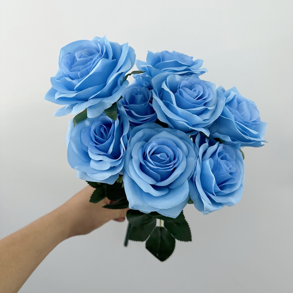 Hermoso ramo de rosas de 9 cab - Baby Breath Dried reseña y precio