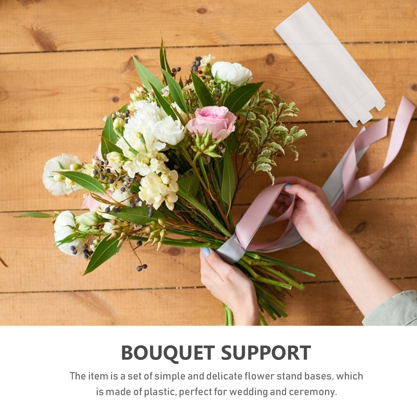 Base de plástico para ramo de  - Florist Supply Shop reseña y precio